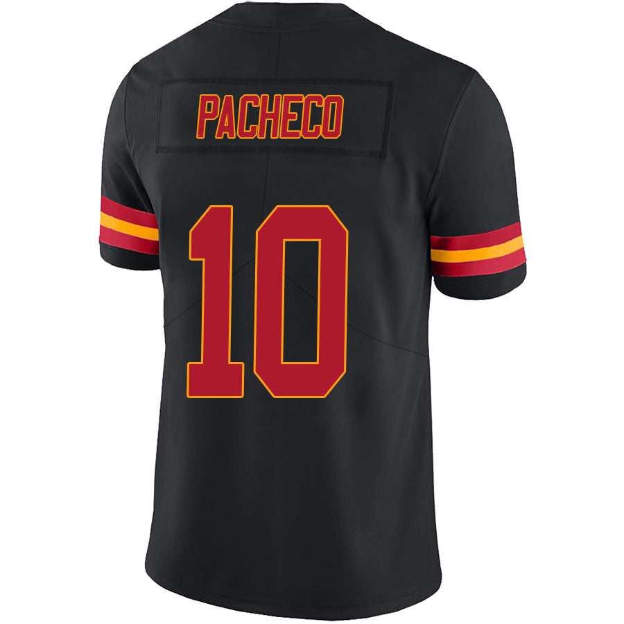 Custom #10 Black KC Football Shirt Top