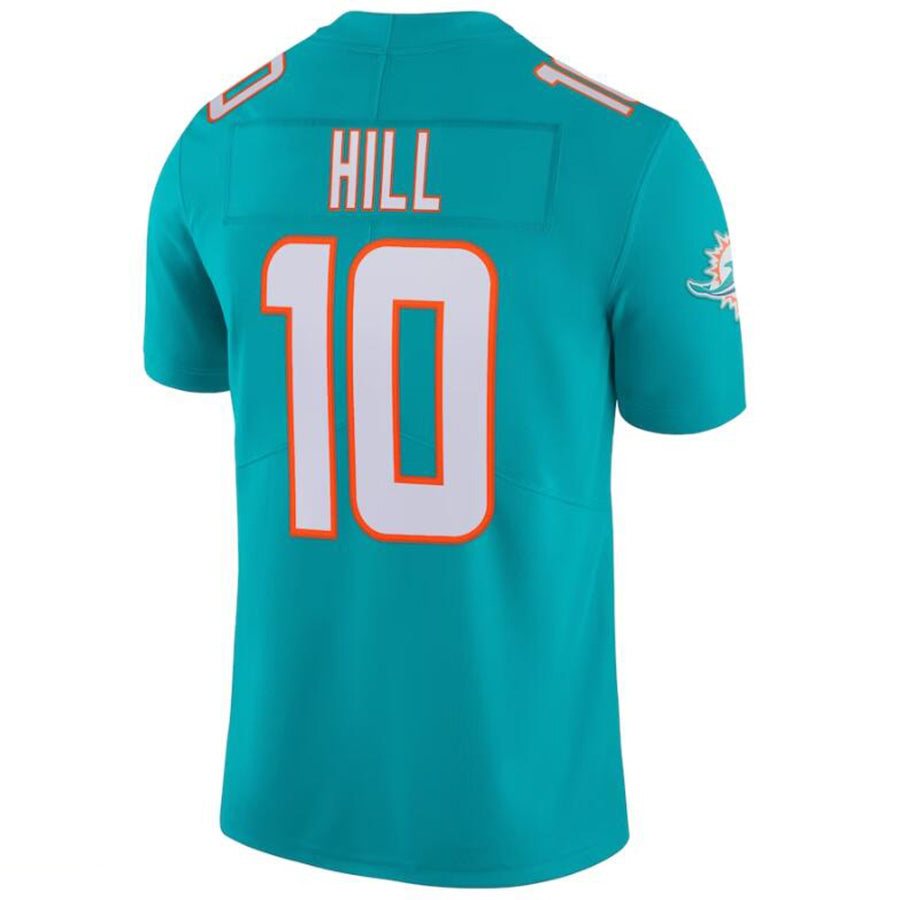 Custom #10 Aqua MIA Football Shirt Top