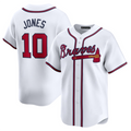 Custom #10 White ATL Baseball Shirt Top