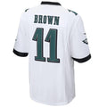 Custom #11 White PHI Football Shirt Top