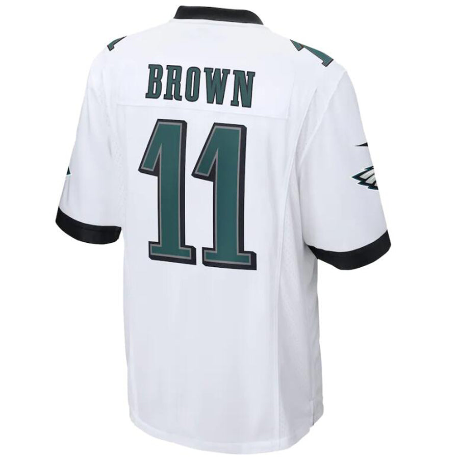 Custom #11 White PHI Football Shirt Top