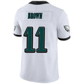 Custom #11 White PHI Football Shirt Top