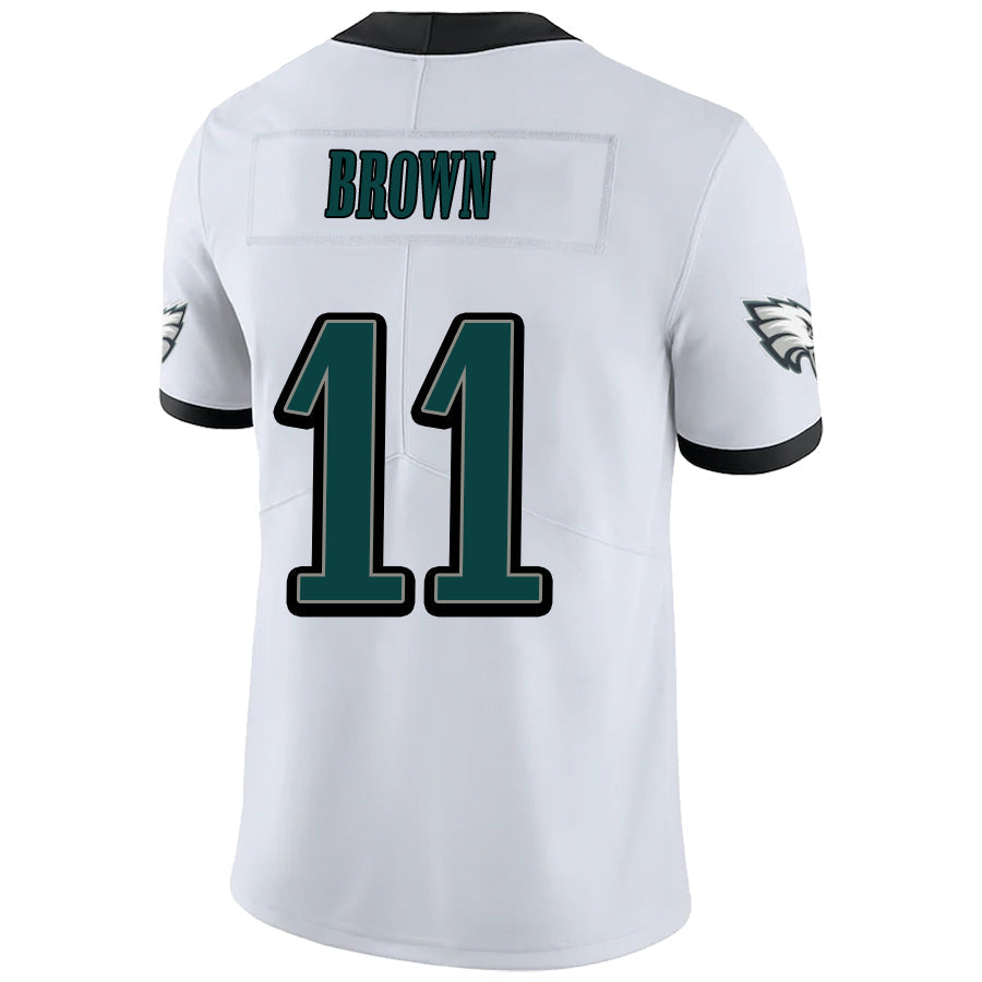 Custom #11 White PHI Football Shirt Top