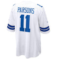 Custom #11 White DAL Football Shirt Top