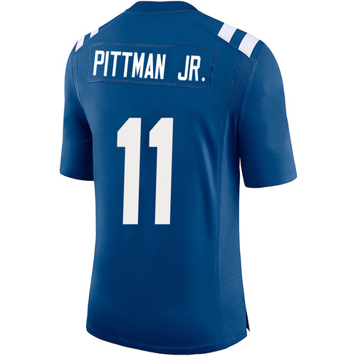 Custom #11 Royal IND Football Shirt Top