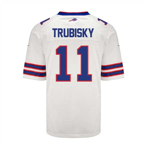 Custom #11 White BUF Football Shirt Top