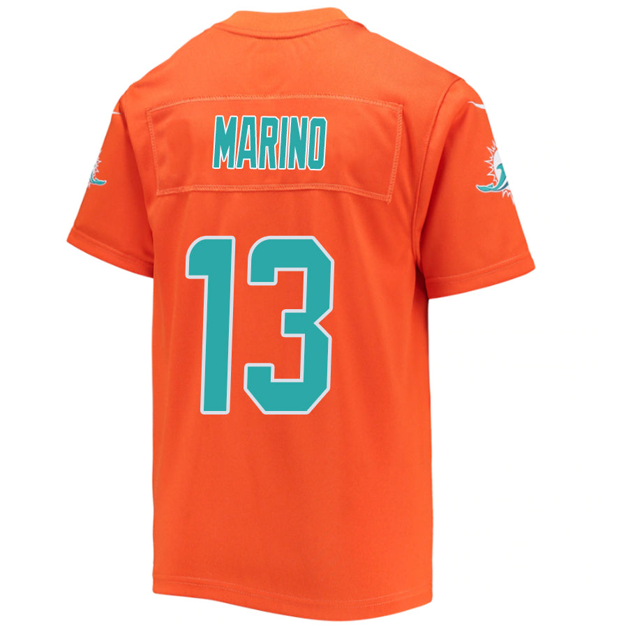 Custom #13 Orange MIA Football Shirt Top