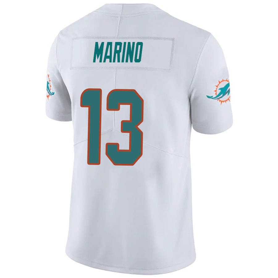 Custom #13 White MIA Football Shirt Top