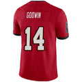 Custom #14 Red TB Football Shirt Top