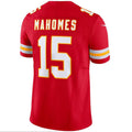 Custom #15 Red KC Football Shirt Top