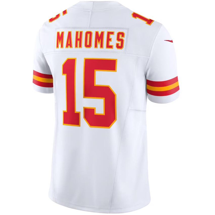 Custom #15 White KC Football Shirt Top