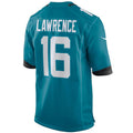 Custom #16 Teal JAX Football Shirt Top