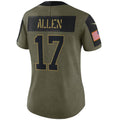 Custom #17 Olive BUF Football Shirt Top