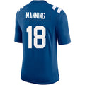 Custom #18 Royal IND Football Shirt Top
