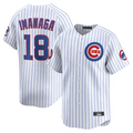 Custom #18 White CHC Baseball Shirt Top