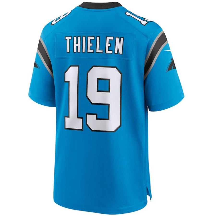 Custom #19 Blue CAR Football Shirt Top