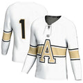 Custom #1 White ARMY Hockey Shirt Top