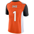 Custom #1 Orange CIN Football Shirt Top