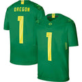 #1 O.Ducks Game Jersey Green Stitched American College Jerseys
