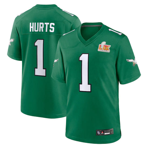 Custom #1 Green PHI Football Shirt Top