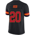 Custom #20 Black KC Football Shirt Top