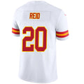 Custom #20 White KC Football Shirt Top