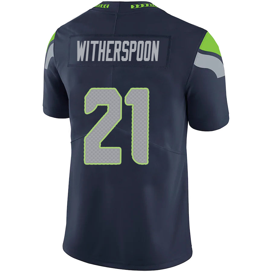 Custom #21 Navy SEA Football Shirt Top