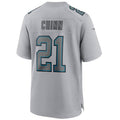 Custom #21 Gray CAR Football Shirt Top