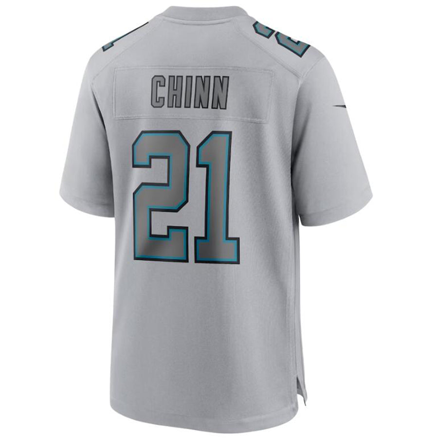 Custom #21 Gray CAR Football Shirt Top