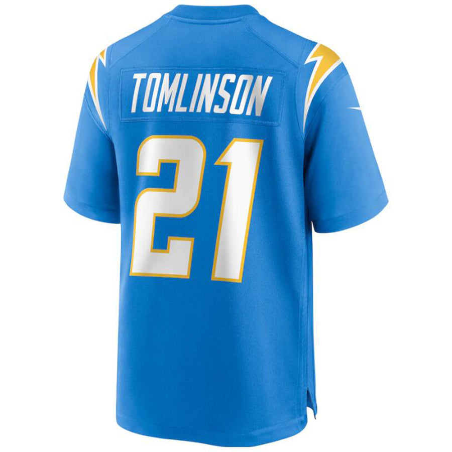Custom #21 Blue LAC Football Shirt Top