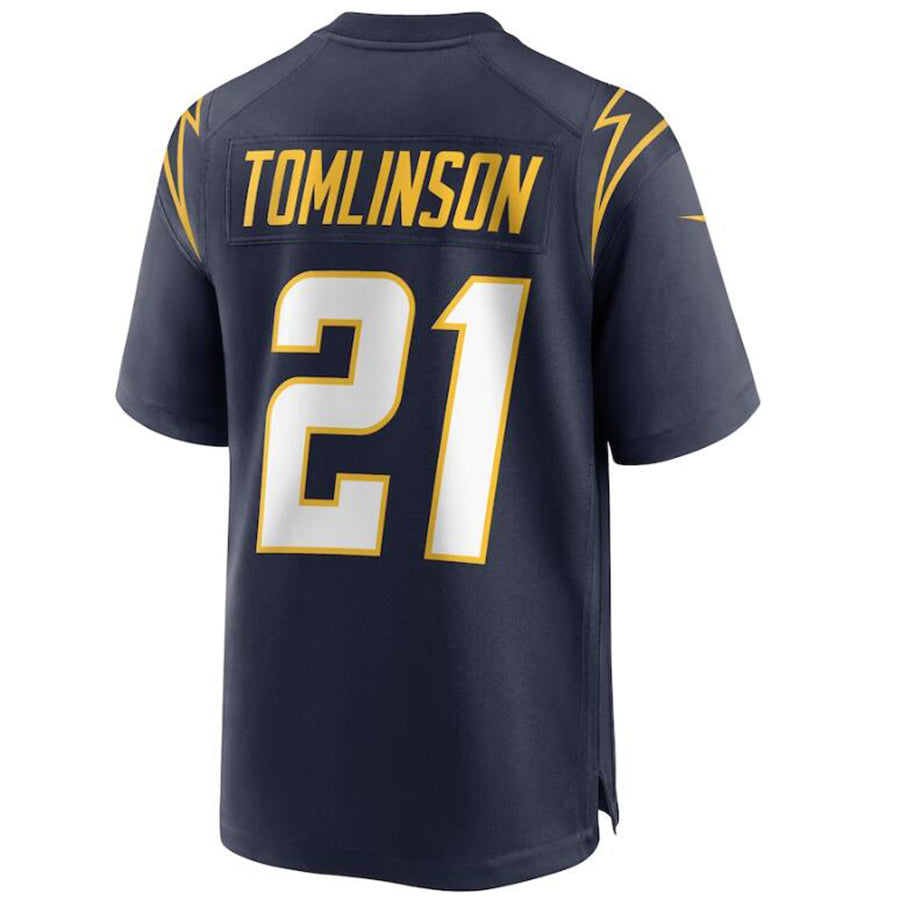 Custom #21 Navy LAC Football Shirt Top