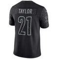 Custom #21 Black WAS Football Shirt Top