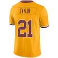 Custom #21 Gold WAS Football Shirt Top