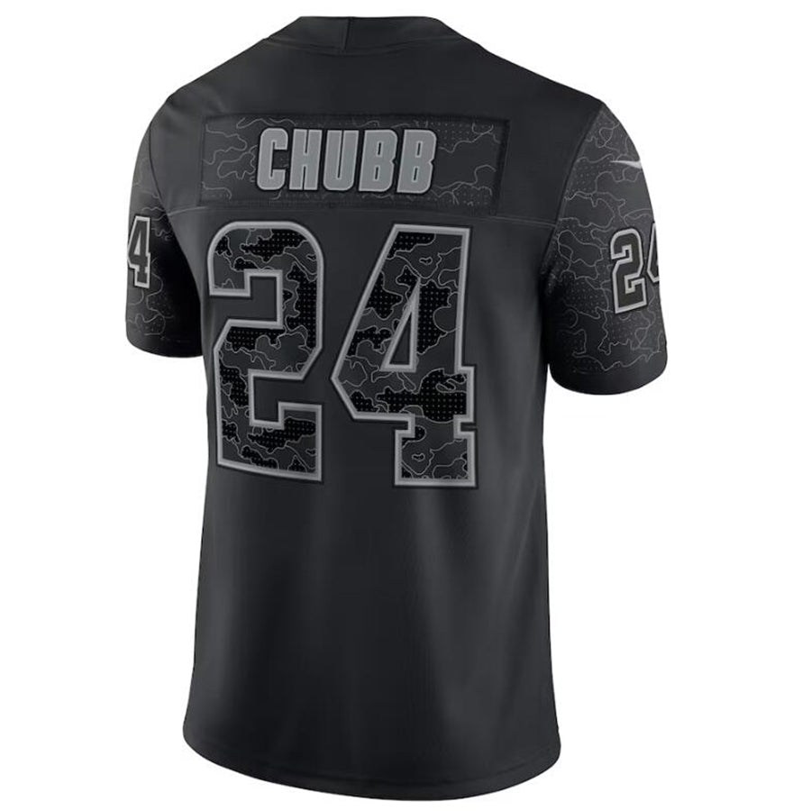 Custom #24 Black CLE Football Shirt Top