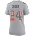 Custom #24 Gray CLE Football Shirt Top