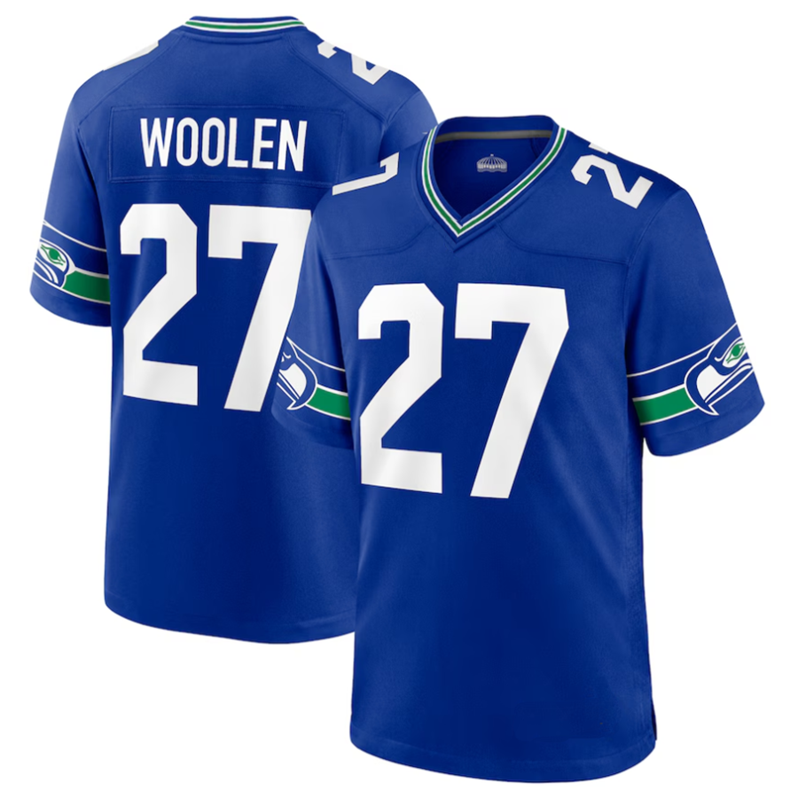 Custom #27 Royal SEA Football Shirt Top