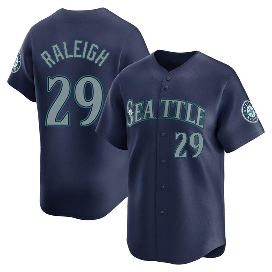 Custom #29 Navy SEA Baseball Shirt Top