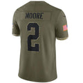 Custom #2 Olive 2022 CAR Football Shirt Top