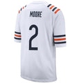 Custom #2 White CHI Football Shirt Top