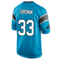 Custom #33 Blue CAR Football Shirt Top