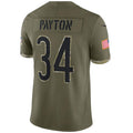 Custom #34 Olive CHI Football Shirt Top