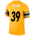 Custom #39 Gold PIT Football Shirt Top