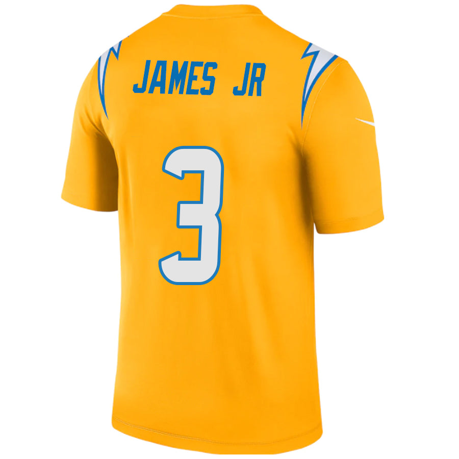 Custom #3 Gold LAC Football Shirt Top