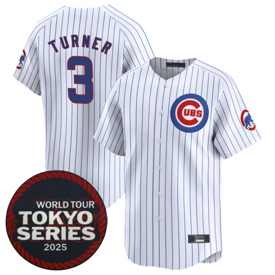 Custom #3 White 2025 CHC Baseball Shirt Top