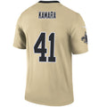 Custom #41 Gold NO Football Shirt Top
