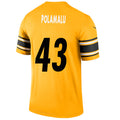 Custom #43 Gold PIT Football Shirt Top