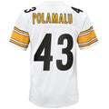 Custom #43 White 2005 PIT Football Shirt Top