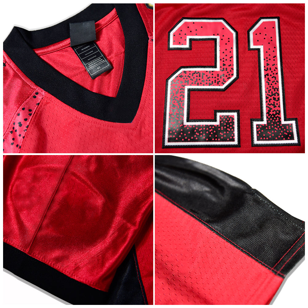 Custom NY.Jets Stitched American Football Jerseys Personalize Birthday Gifts Red Jersey