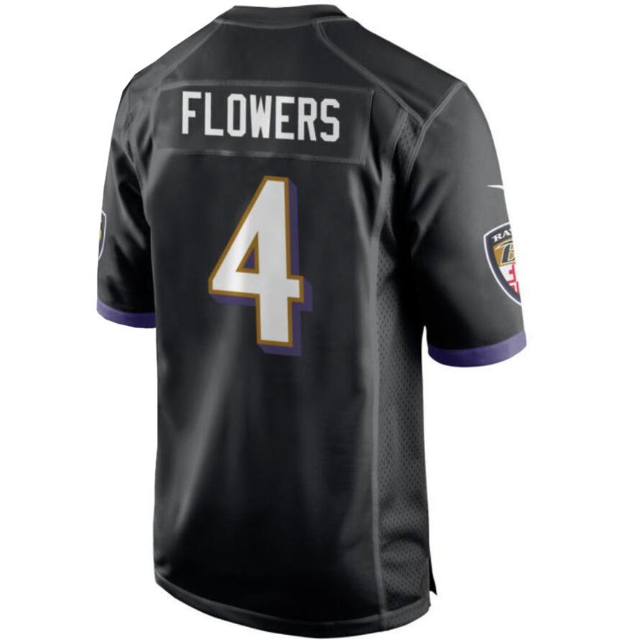 Custom #4 Black BAL Football Shirt Top