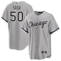 Custom #50 Gray CWS Baseball Shirt Top